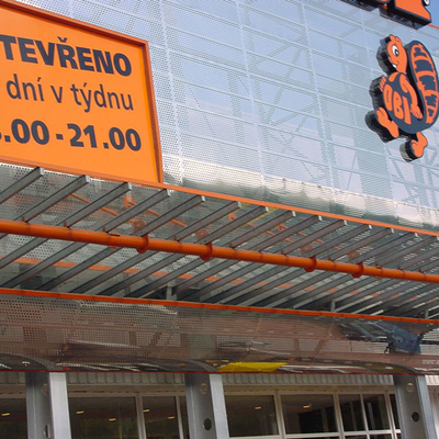 [Translate to Hungary:] Dierované plechy - kruhové otvory - perfora.sk